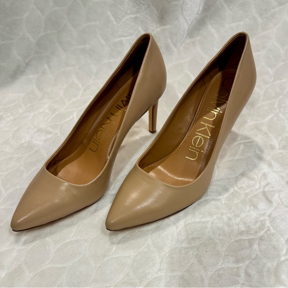Calvin Klein Women's Beige Heels
